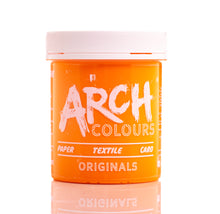Load image into Gallery viewer, Orange water-based screen printing ink for fabric textile paper and card the best professional ink | arch colours