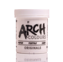 Load image into Gallery viewer, White water-based screen printing ink for fabric textile paper and card the best professional ink | arch colours