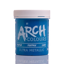 Load image into Gallery viewer, Blue Metallic screen printing ink | Arch Colours