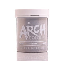 Load image into Gallery viewer, Silver Metallic screen printing ink | Arch Colours