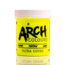 Load image into Gallery viewer, fluorescent yellow screen printing ink, bright yellow screen printing ink, neon. printing ink
