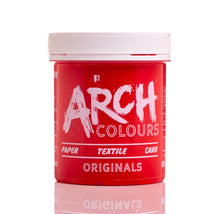 Load image into Gallery viewer, red water-based screen printing ink for fabric textile paper and card the best professional ink | arch colours&quot;Keyword&quot; &quot;screen printing ink&quot; &quot;screen printing inks for fabric uk&quot; &quot;screen printing ink uk&quot; &quot;best screen printing ink&quot; &quot;screen printing paint for fabric&quot; &quot;screen printing ink amazon&quot; 
